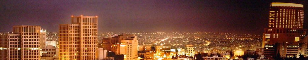 Amman city night 